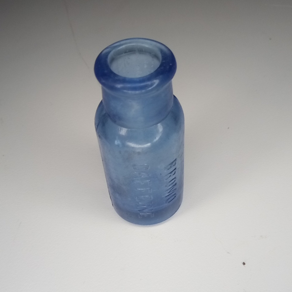 Antique Bromo Caffeine glass bottle